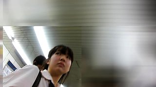 Asian Blonde Caught On Hidden Cam