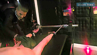 Stina Stone Mercyless Stretching on the Rack by Mistress in Leather Gloves Part 2