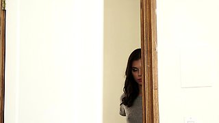 Cheating wife can't wait to get her pussy pounded hard
