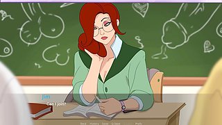 The secret of the mansion with Foxie2k undressing in cartoon fantasy