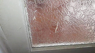 I watch my neighbor masturbate in the kitchen and I join her