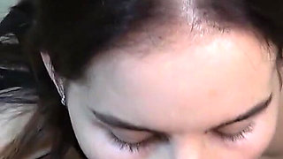 Vampire Anna Sucks Dick and Gets Cum on Her Tongue