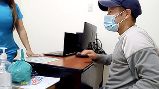 Patient Falls in Love with Doctor in Doctor's Office and Achieves an Intense Herd