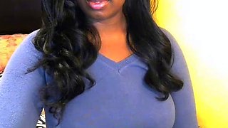 Hot Black Maid Does Some Webcam Black and Ebony