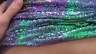 Club Slut MILF Refuses Condom in Bathroom Fuck - MILF Stella