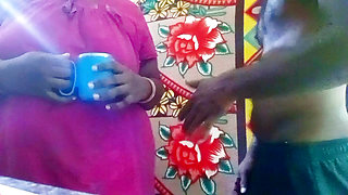 Boss  having sex with Indian Tamil desi maid chubby women