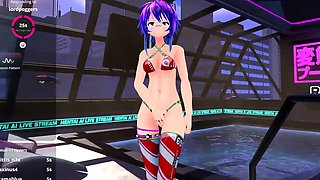 Hentai chick enjoys anal sex at the gym