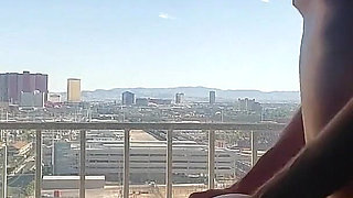 Cheating Wife Fucking with a Lover in a Hotel Room with a City View