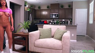 Horny Housewife Chloe Amour Gets Fucked Hard by Handyman - Big Tits, Blowjob & Cum on Face