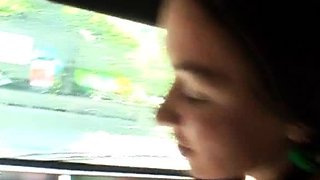 Amateur Teen Blowjob Under the Cover