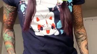 Brunette Solo Webcam Masturbation