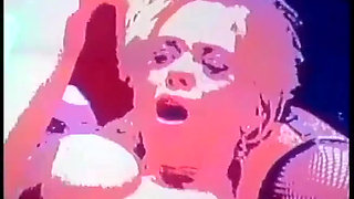 Foursome pussy fucking dildo playing in one bed