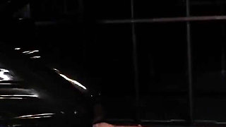 Latex Toe Sock Trampling