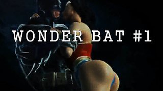 3D cartoon Wonder Woman sucks cock and gets fucked