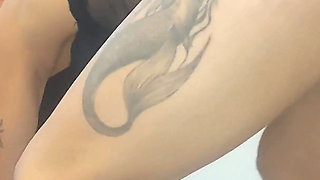 Skinny Wife Takes on a Giant BBC in Front of Her Cuckold