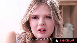 DEVILS FILM - Hardcore Threesome With Two Sexy Teen And A Lot Of Squirting