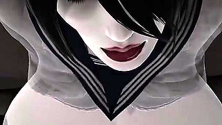 Titty Fucking a Ghost - Bound by Lust 3D Animated Game