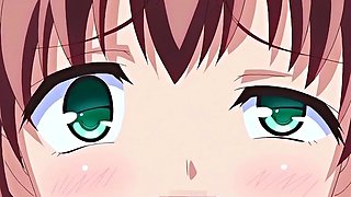 Hentai animation with a brunette and a redhead