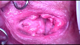 Extreme Close up Pee and My Pierced Pussy and Clit Compilati