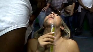 Chelsie Rae drinks 129 loads of semen!!!!
