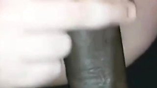 Licking Sucking His Big Black Cock Back of My Car