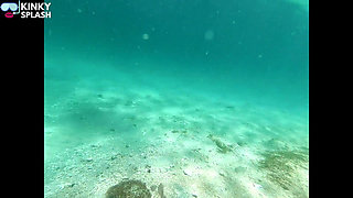 Snorkel Slut in Paradise - Underwater Flash & Naughty Tease