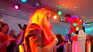Wicked nymphos get absolutely crazy and nude at hardcore party