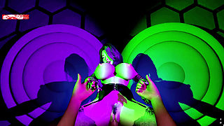 Bigboobs Cyber Goddess with Curves - 3D Animation Hentai