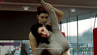 Hot MILF Wanda Gets Pants Pulled Off & Kissed Hard - Uncensored Gym Action