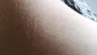 All Natural Leg Tease Hairy and Sensual