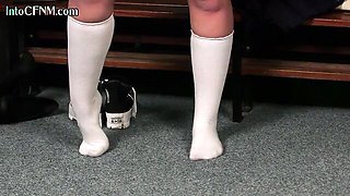 Rocking baby at handjob clip