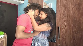 Mallu Couple Hot Boobs Suck in Nighty, Indian Wife Enjoy with Boy Friend While Suck Her Big Boobs, Mallu Wife Big Boobs Suck