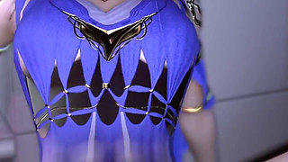 3D Cute Cosplay Babe Naked Her Pink Pussy Got Fucked so Hard