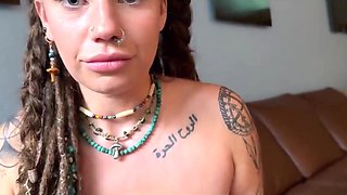 Hippie Stepsister Big Tits Blowjob POV Action