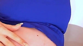 Bathroom Time for My 9 Month Pregnant Belly