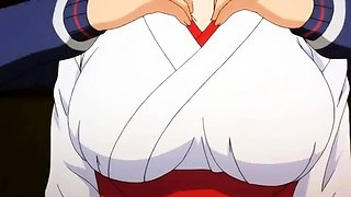 Busty hentai schoolgirl in desperate need of a deep pounding