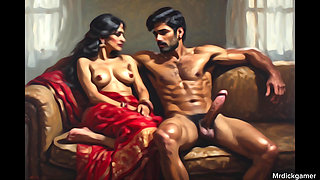 Hot indian roomates exchange girlfriend's in hotel room
