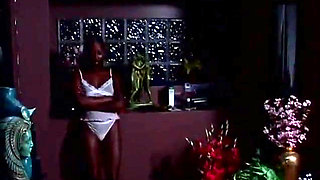 Sexy black lesbians pussy fingering dildo penetrated