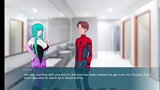 dabby and anon make hot romantic seen in summertime saga part 7