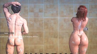 3d animation, brother step sister sex, ass