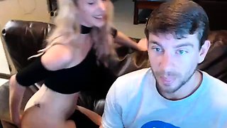 Sexy ass blonde rides big cock and swallows jizz