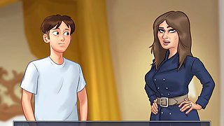 Sakura hentai adventure in summertime saga with a hot mummy