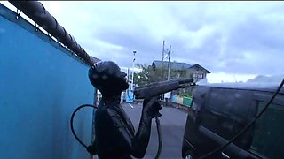 Amateur fetish big booty bitch riding with her bum