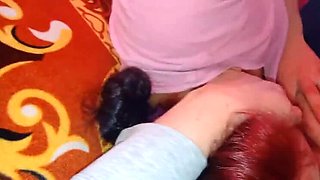 Stepdaughter Blowjob with Creampie Mouth Cumshot - Cleopatra & Ionut899 Amateur POV