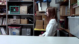 Kinky thief Pepper Hart gets punished by a security guard