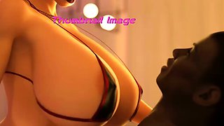 MILF Gets Dominated by Hung Black Stepson - 3D Taboo