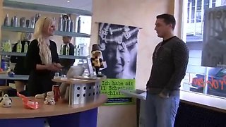 Lilly Love - Tuesdays At The Hairdresser: Blowjob, Blonde  Hardcore Porn