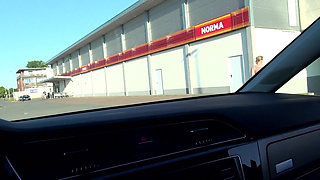 Lovely tattooed chick fucked in car and outdoor