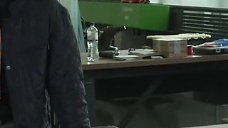 Very sexy big boobs tattooed milf fucking in dogging position...cum on tits