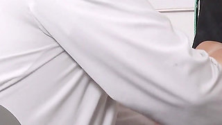 Huge Shaking Orgasm of Horny MILF Lara Crow in Gyno Chair with Anal Fucking Machine